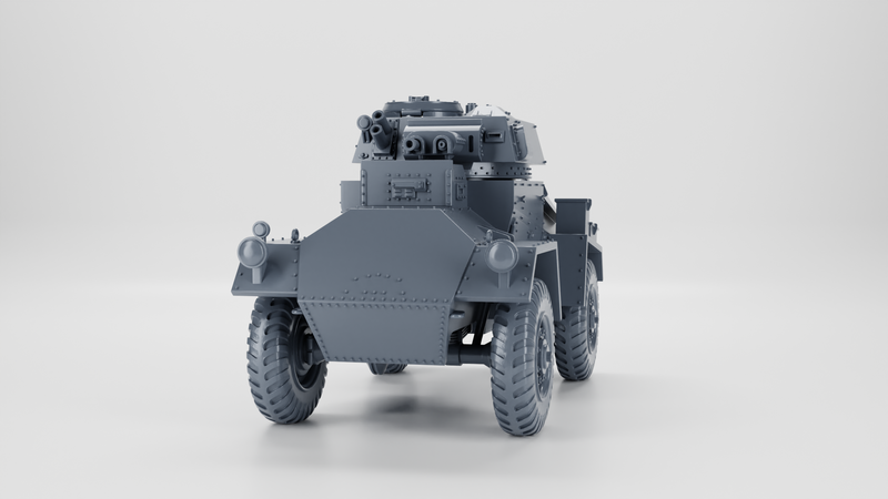 Armoured Car Guy - UK Army - 28mm Scale - Bolt Action - wargame3d