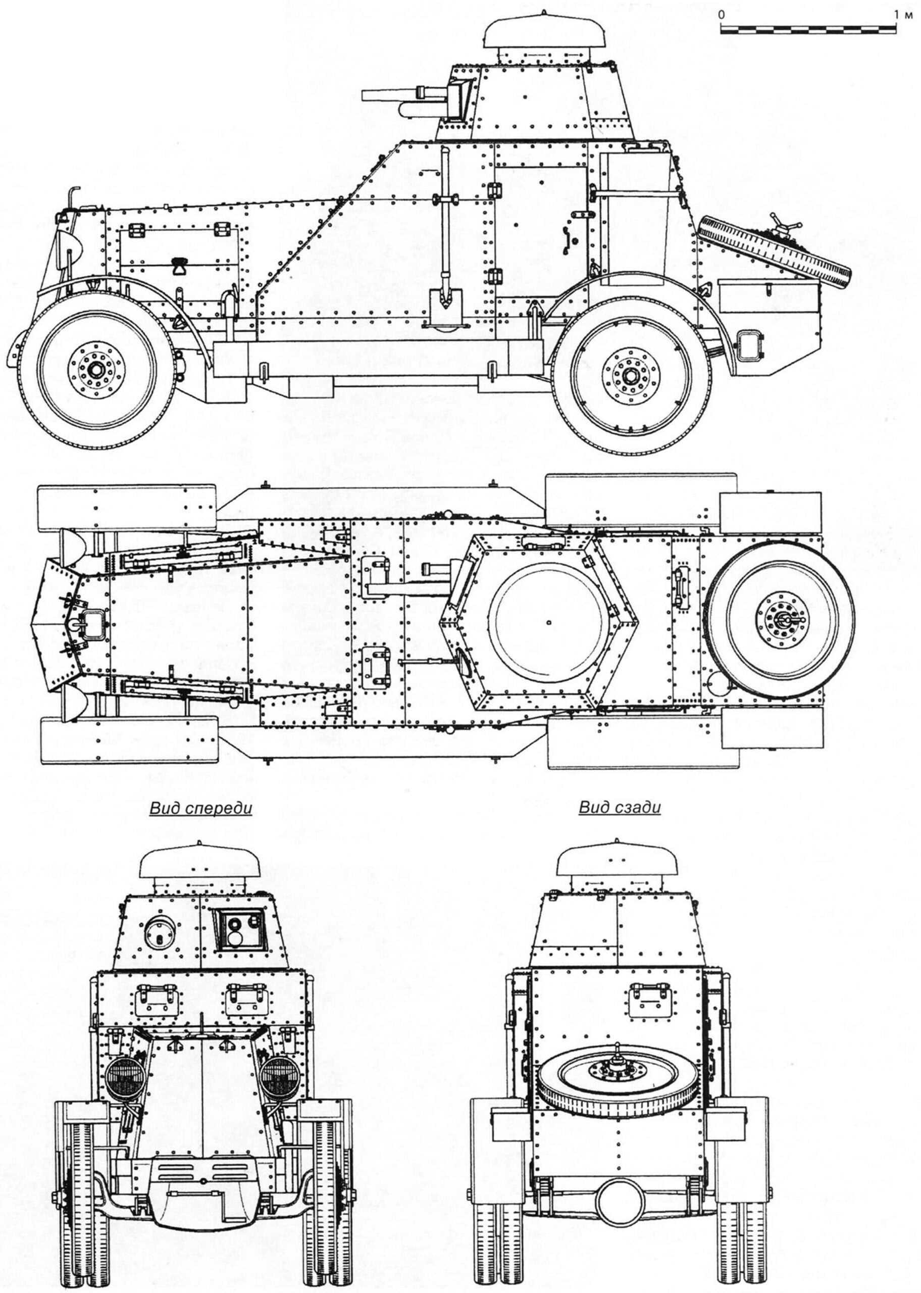 BA-27 Armored Car - wargame3d- 28mm Scale - Russian Army - Bolt Action
