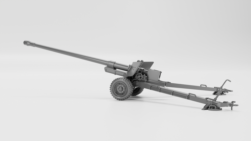 BS-3 100mm Anti-Tank Gun - Russian Army -  wargame3d- 28mm Scale