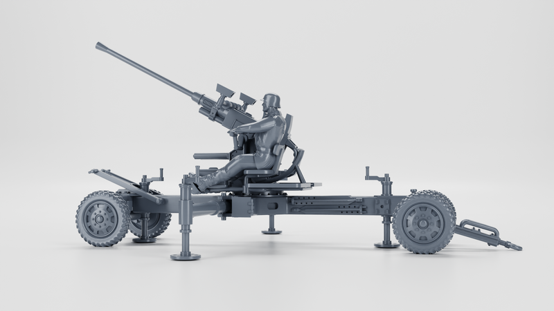 AA gun Bofors 40mm Flak 28 - Other Nations Fighting Vehicles - 28mm Scale -  wargame3d