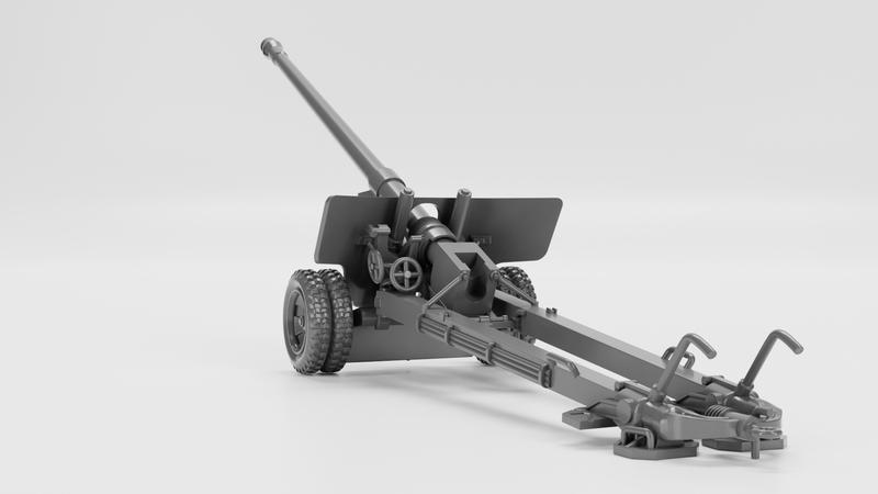 BS-3 100mm Anti-Tank Gun - Russian Army -  wargame3d- 28mm Scale