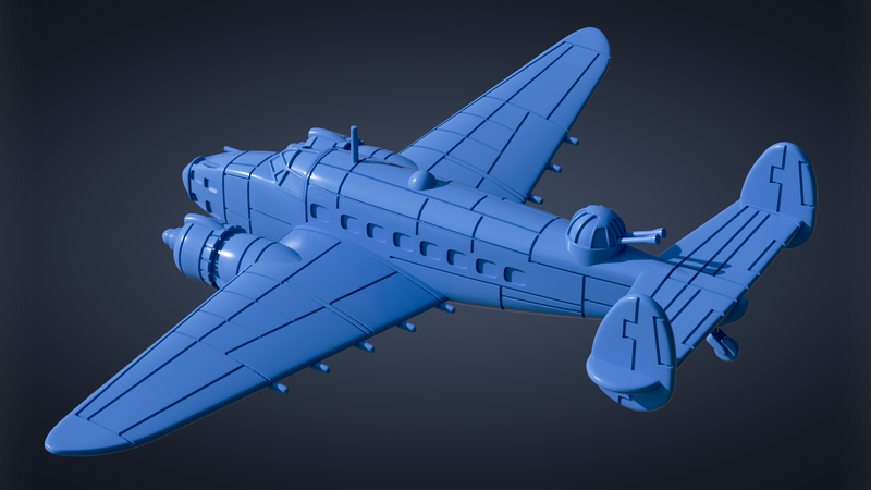 Lockheed Hudson - Aircraft of Varsity Operation - 1/200 Scale - wargame3d