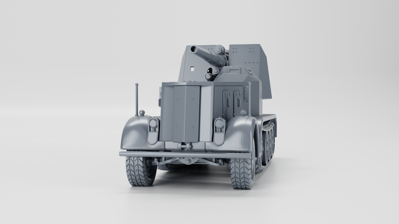 Sd.Kfz.8 - 8.8cm Flak 18 - German Army - 28mm Scale - Bolt Action - wargame3d