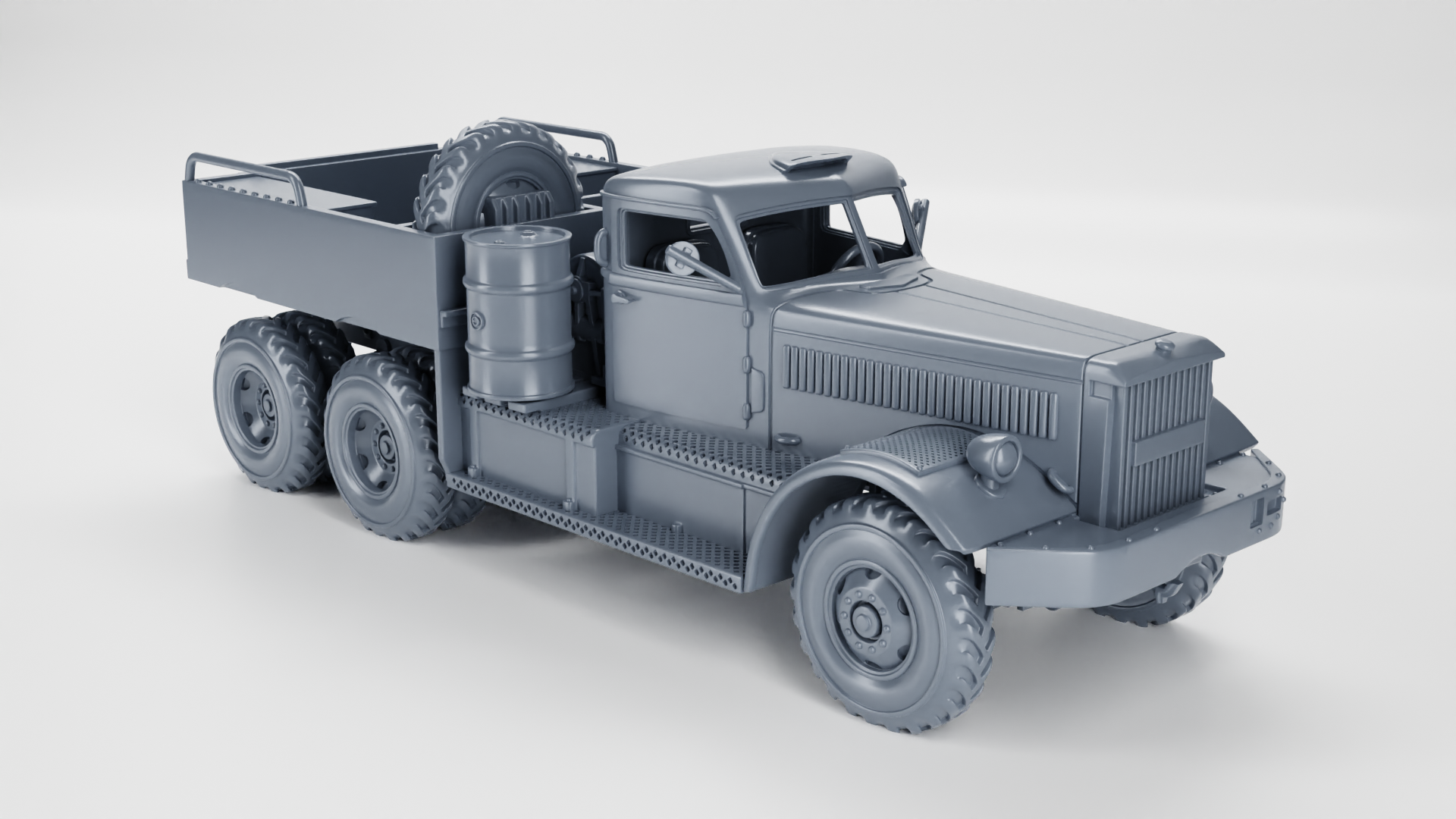 M19 Tank Transporter (US) - HEAVY TRANSPORTERS+TRAILERS of WW2 - US Army - 28mm Scale - Tank - Miniature - wargame3d