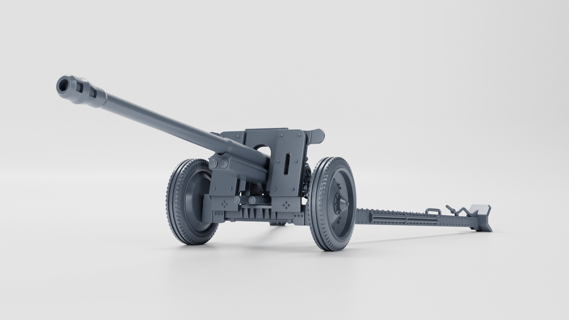 Anti-tank gun 7.62cm PAK 36 - WWII - German Army -  wargame3d - 28mm Scale