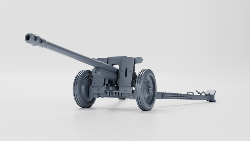 Anti-tank gun 7.62cm PAK 36 - WWII - German Army - Bolt Action - wargame3d - 28mm Scale