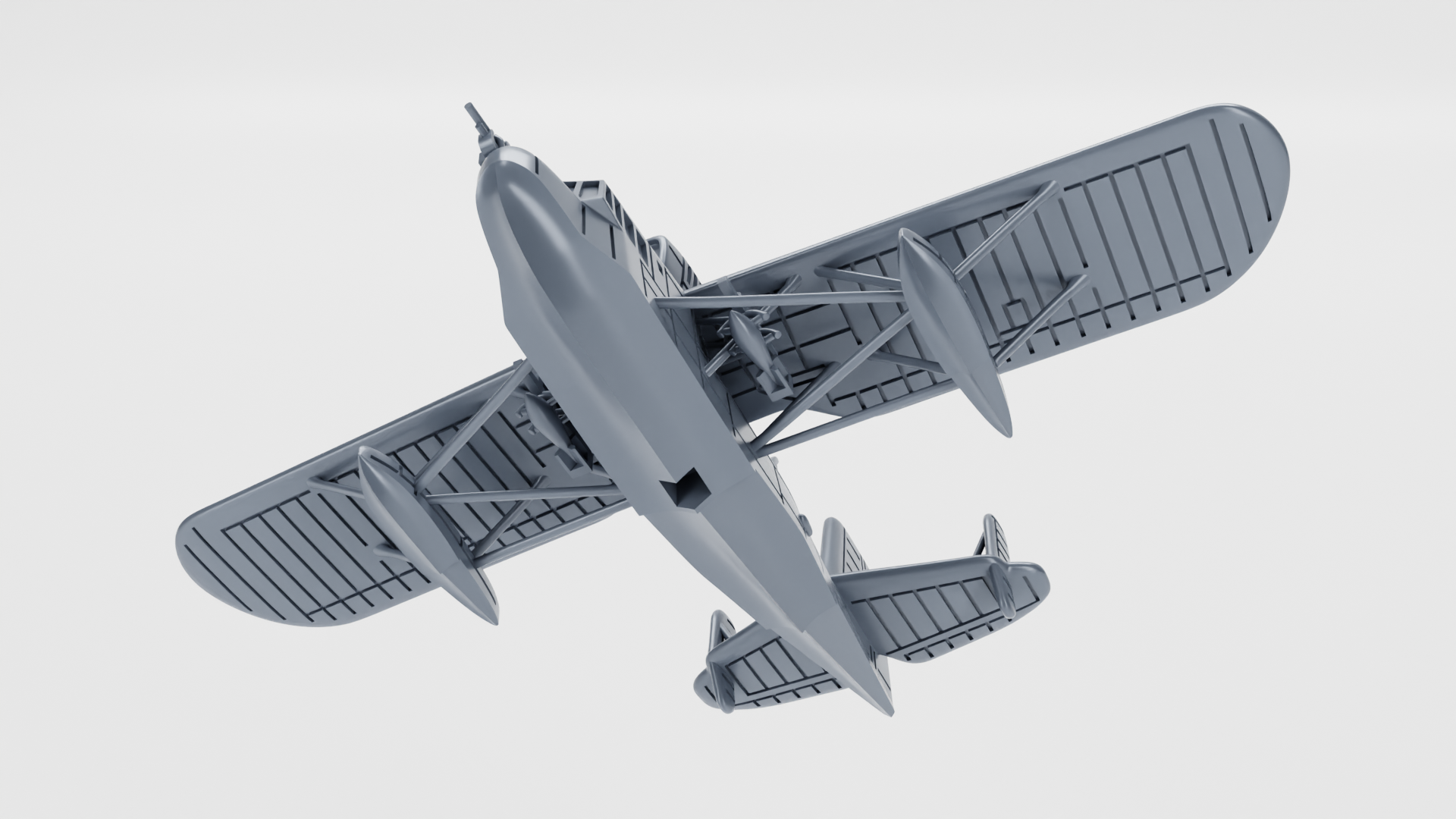 Loire 130 - French Aircraft of WWII - 1:200 Scale - Great for Table Top War Games and Dioramas - Resin -  wargame3d