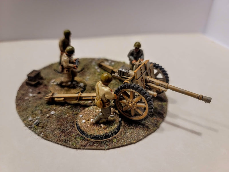 Italian 75-32 Modello 37 Gun - Resin 28mm Miniatures - Bolt Action