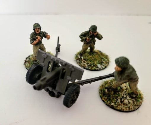 American Light Howitzer M1A1 on M3A3 Carriage - Resin 28mm Miniatures -  Deweycat