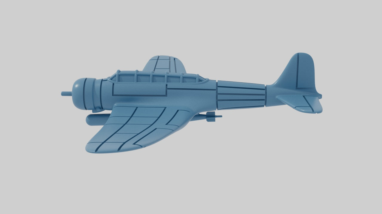 Nakajima B5N - Kate - Battle Planes of WWII - 1/200 Scale - wargame3d