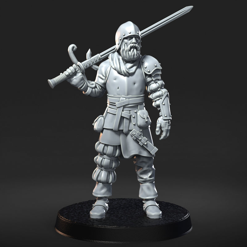 Steel Age Minis - DND - Pathfinder - Dungeons & Dragons - RPG - Tabletop - RN Studios - Miniature-28mm-1"Scale