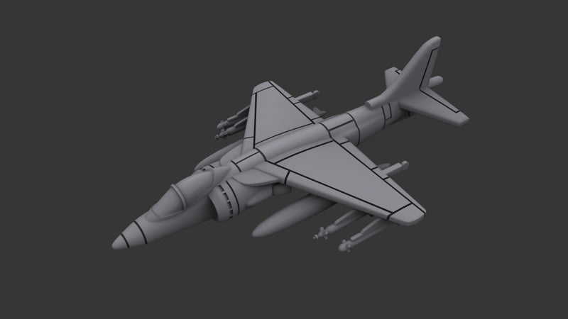 McDonnell Douglas AV-8B Harrier II - Operation Desert Storm - 1/200 Scale - wargame3d