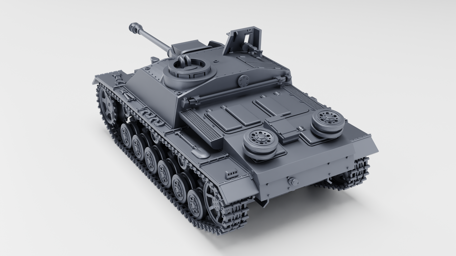 STUG III Ausf.G Early Production - German Sturmpanzer - WWII - German Army -  wargame3d - 28mm Scale