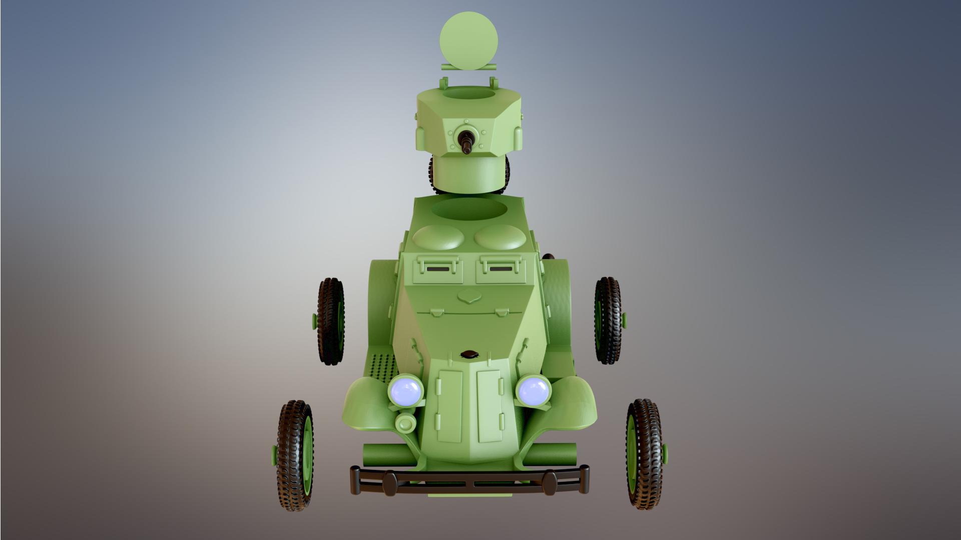 FAI Armored Car - Russian Army -  wargame3d- 28mm Scale