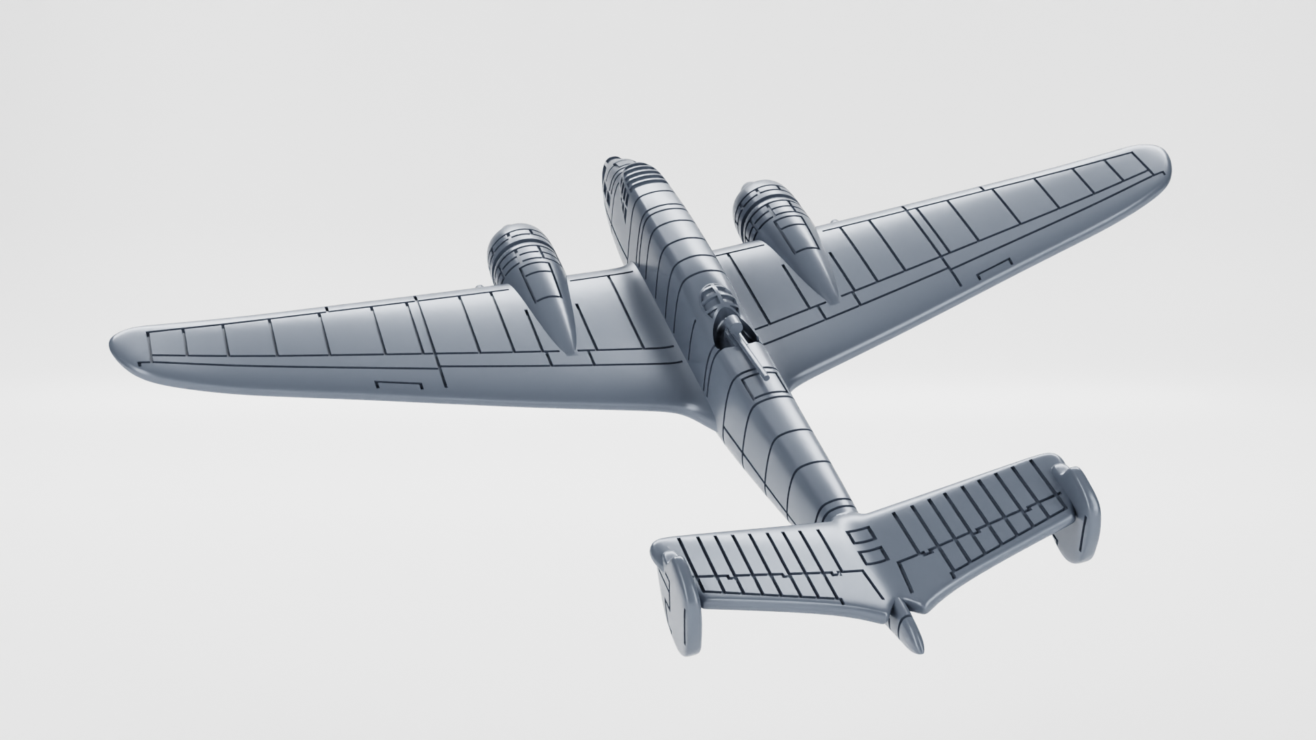 Liore et Olivier LeO 451 - French Aircraft of WWII - 1:200 Scale - Great for Table Top War Games and Dioramas - Resin -  wargame3d