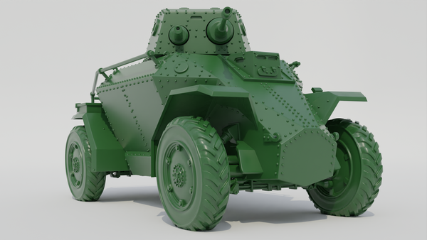 39M Csaba Armoured Car - Hungarian Army - 28mm Scale - Bolt Action - wargame3d