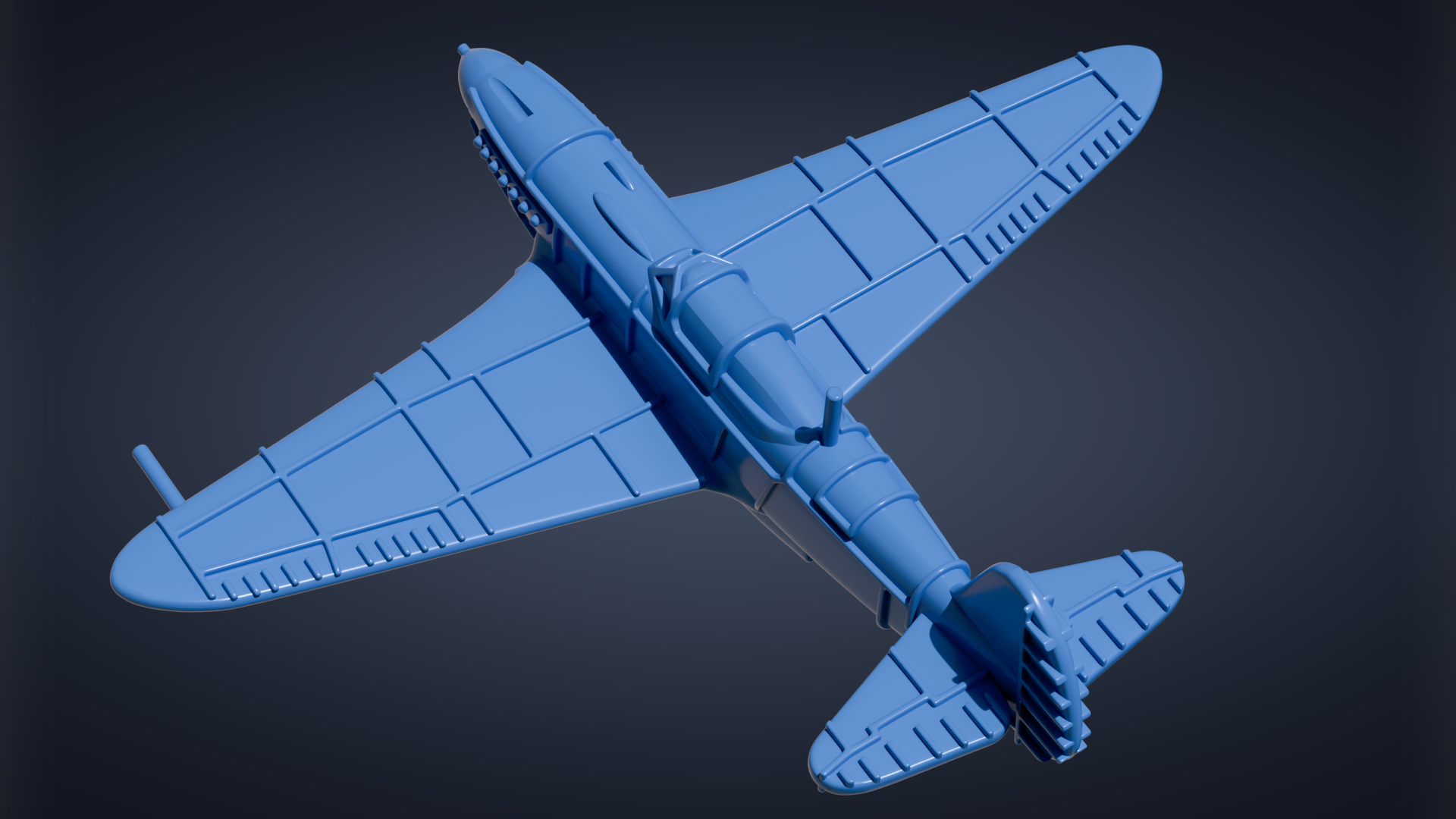 Yakovlev Yak-9 - Korean War - 1/200 Scale - wargame3d