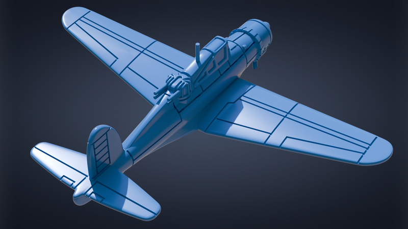 Blackburn Roc - Aircraft of Varsity Operation - 1/200 Scale - wargame3d