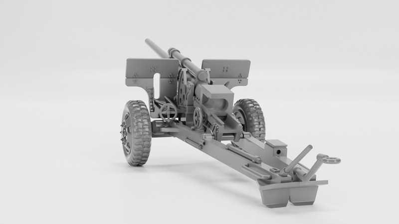 3-inch Anti-tank Gun M5 - US Army - 28mm Scale - Bolt Action - wargame3d