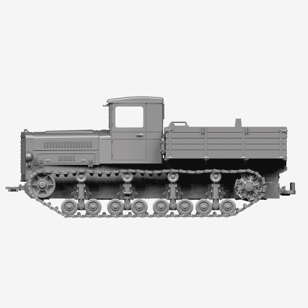 Komintern Artillery Tractor (USSR) -  Heavy Transporter - WW2 - Russian Army -  wargame3d - 28mm Scale