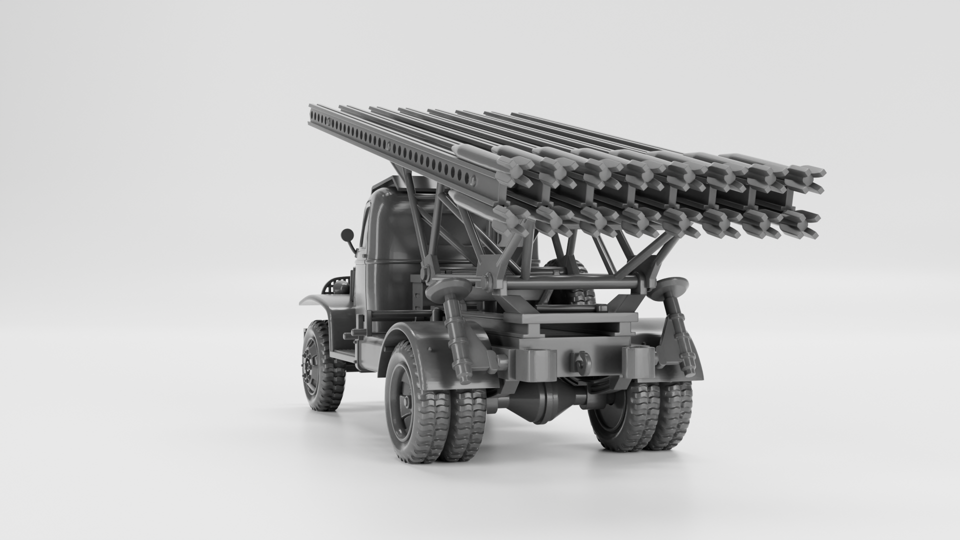 ВМ-13-16 based on G7107 - US Army - 28mm Scale -  wargame3d