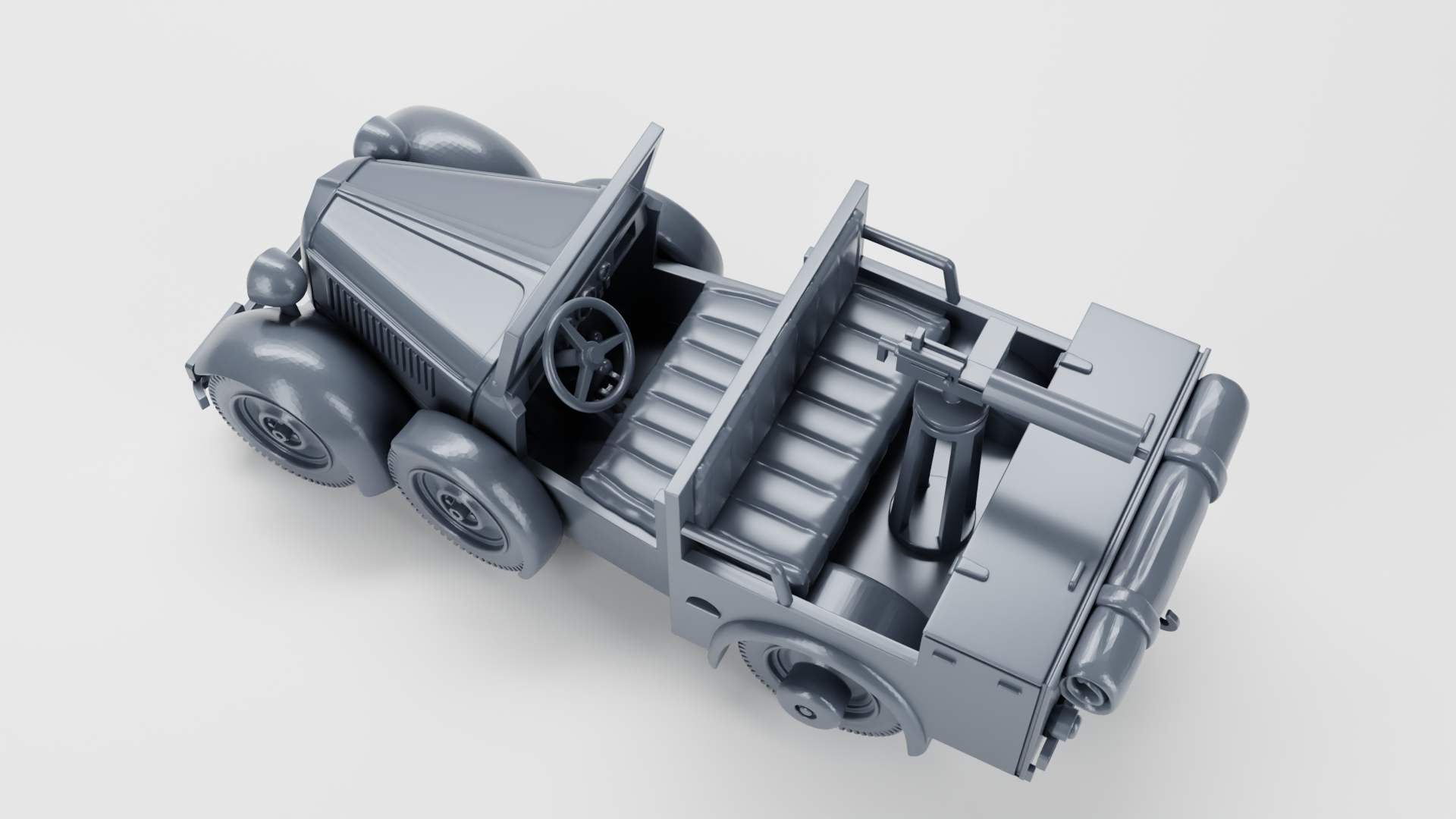 PzInz 302 - Fiat 508-518 - Polish Army - 28mm Scale -  wargame3d