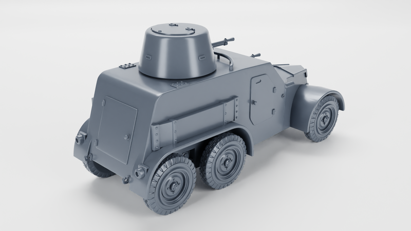 Armored car Tatra OA vz.30 - Other Nations Fighting Vehicles - 28mm Scale - Bolt Action - wargame3d