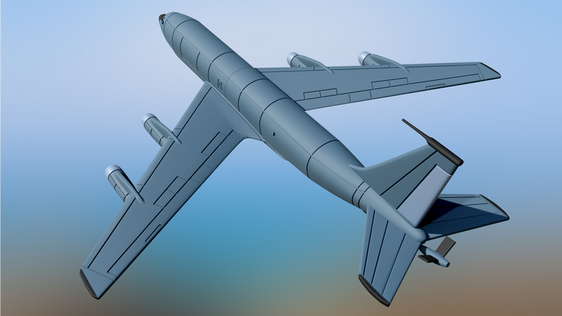 Boeing KC-135A Stratotanker - Operation Desert Storm - 1/200 Scale - wargame3d