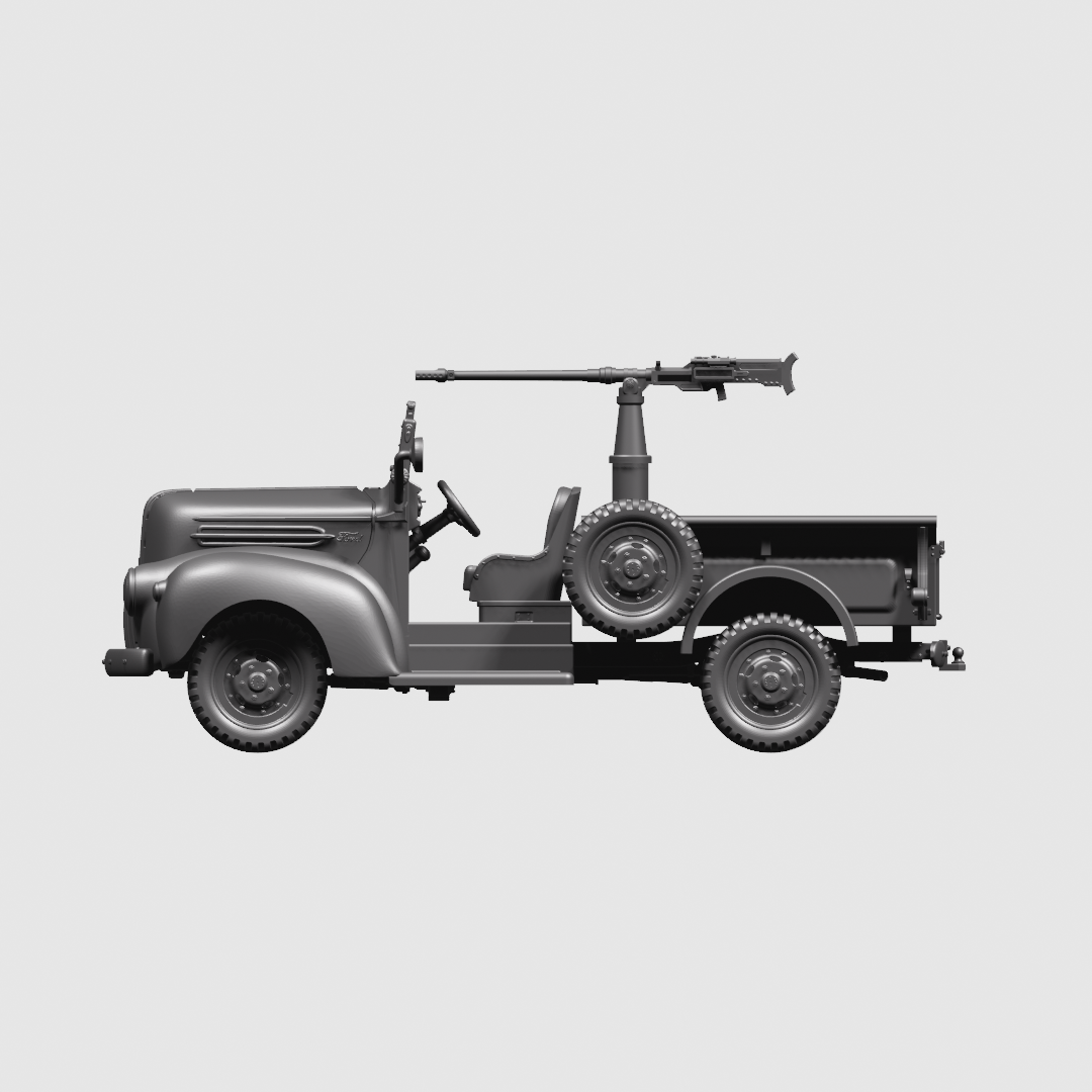 1942 Ford-Marmon-Herrington ½ Ton truck (4x4) - Fighting Vehicles of the East Indies Armies - UK Army - 28mm Scale -  wargame3d