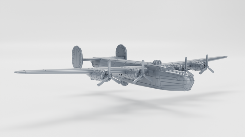 Consolidated B-24D Liberator - Mk I Series 2 - Aircraft of Varsity Operation - 1/200 Scale - wargame3d