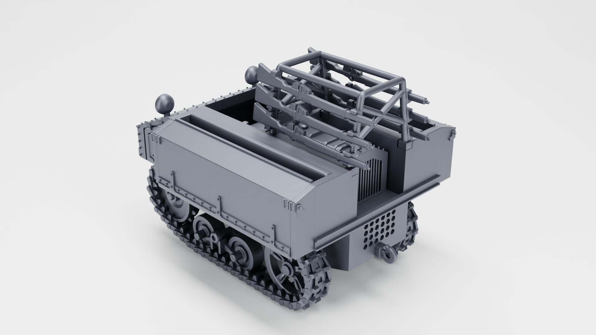 Vickers Utility Tractor VLC (Dutch version) - Fighting Vehicles of the East Indies Armies - UK Army - 28mm Scale -  wargame3d