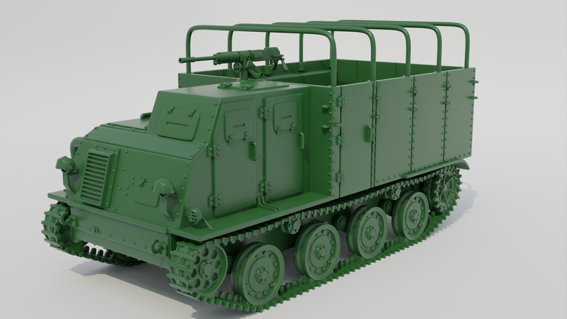 Type 1 Ho-Ki APC - Japanese Army - 28mm Scale - Bolt Action - wargame3d