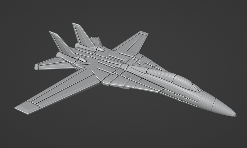 Grummar F-14 Tomcat - Operation Desert Storm - 1/200 Scale - wargame3d