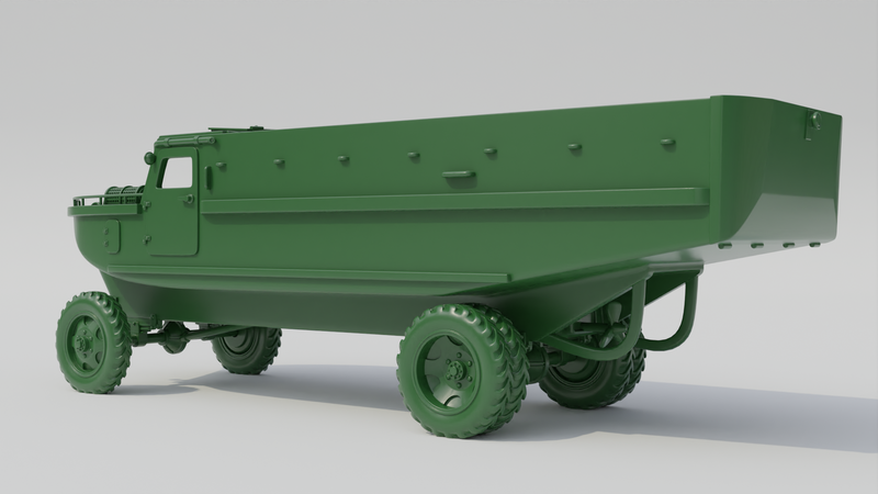 Type 2 Su-Ki Amphibious Truck - Japanese  Army - 28mm Scale - Bolt Action - wargame3d