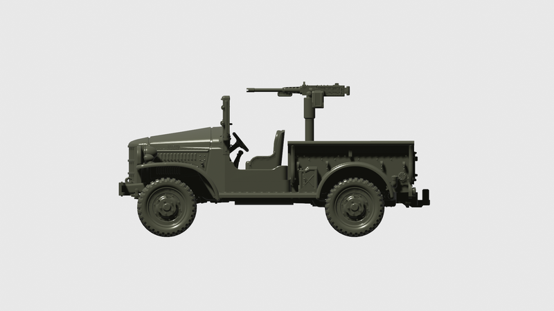 Dodge WC-21 weapons carrier (½-ton) - US Army - Bolt Action - wargame3d- 28mm Scale