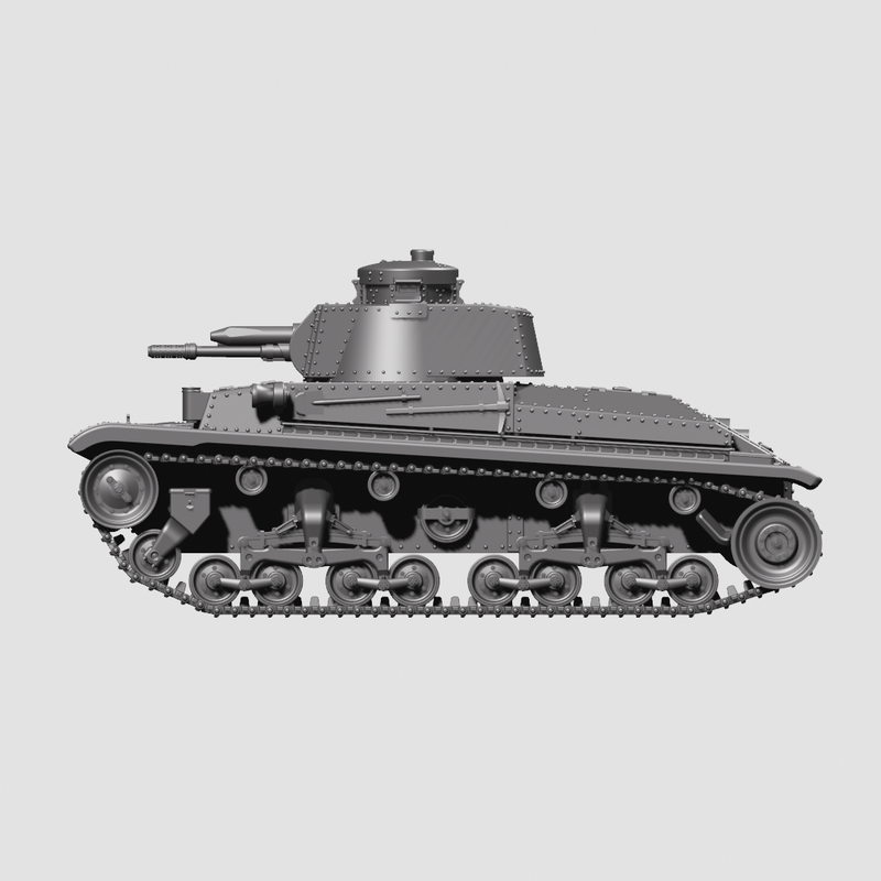 CKD LT vz35 - Other Nations Fighting Vehicles - 28mm Scale - Bolt Action - wargame3d