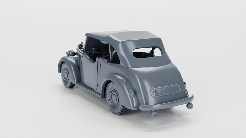 Austin 8AP Military Tourer (UK) - UK Army - 28mm Scale -  wargame3d