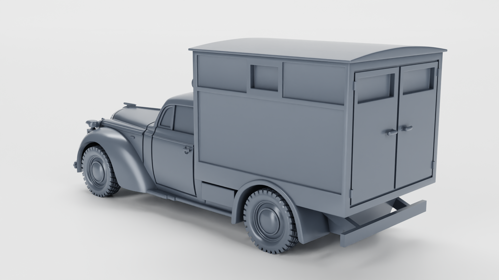 Opel Admiral Ambulance (Germany) - WWII - German Army -  wargame3d- 28mm Scale