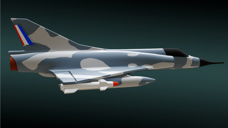 Dassault Mirage III - Cold War Jets and Helicopters - 1/200 Scale - wargame3d