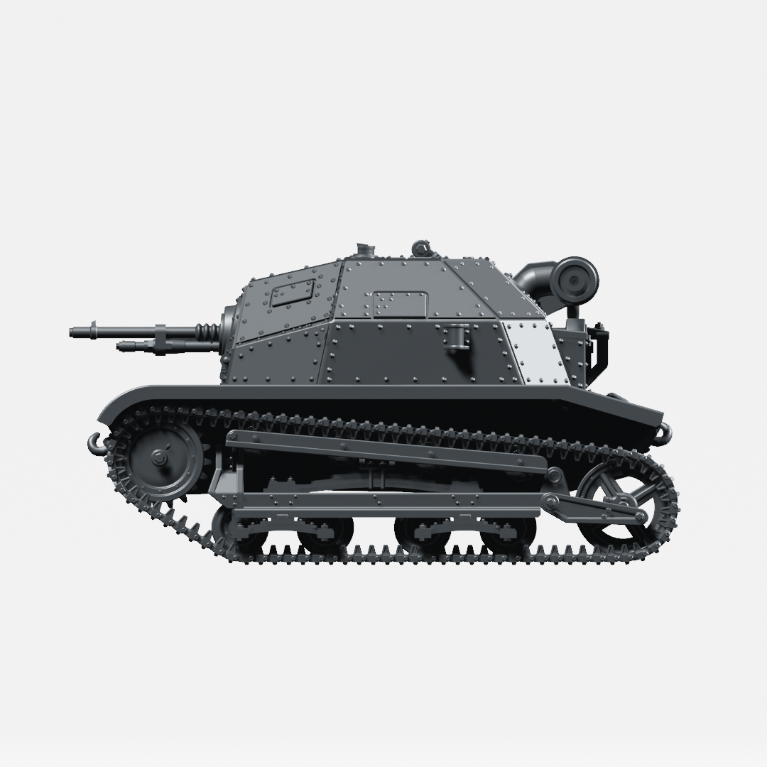 Tankette TKS - Polish Army - 28mm Scale -  wargame3d