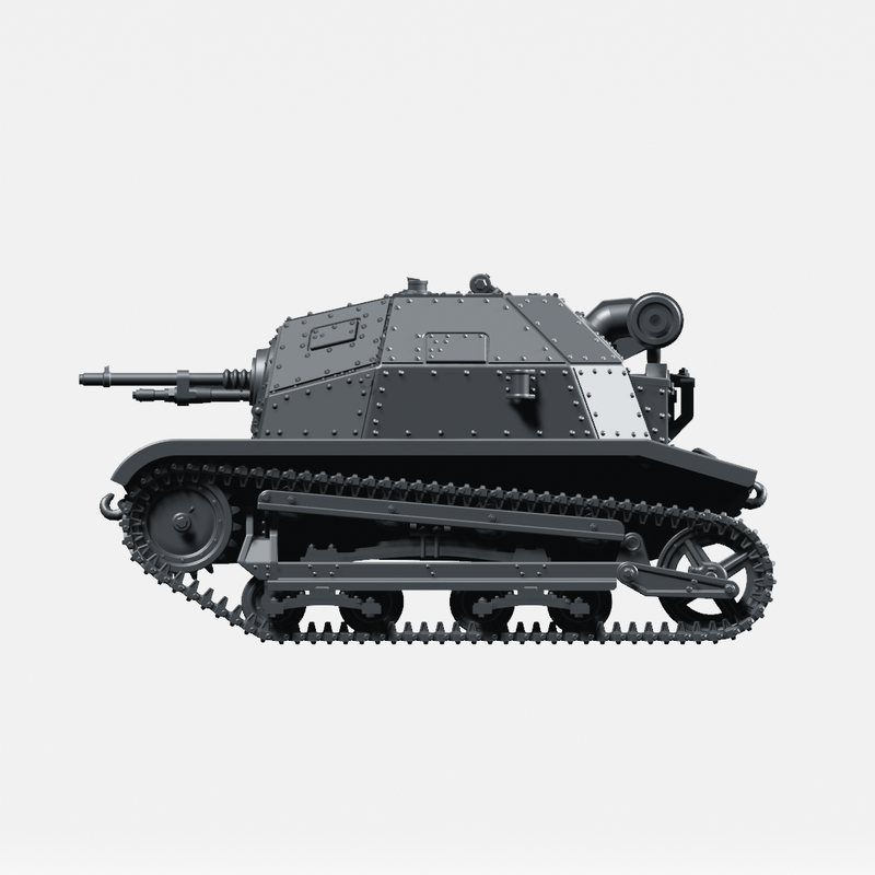 Tankette TKS - Polish Army - 28mm Scale - Bolt Action - wargame3d