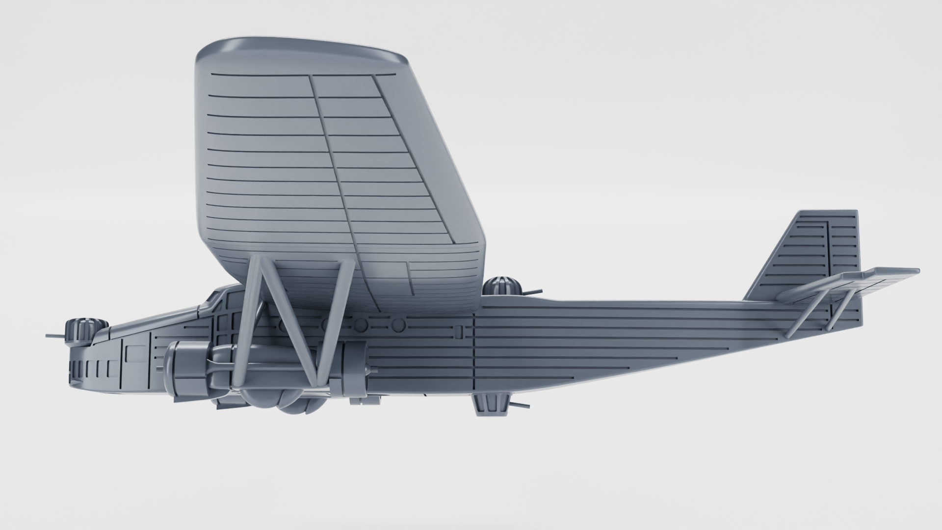 Farman F.220 - French Aircraft of WWII - 1:200 Scale - Great for Table Top War Games and Dioramas - Resin -  wargame3d