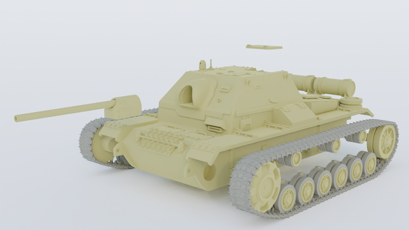 SU-76i Light SPG - Russian Army - Bolt Action - wargame3d- 28mm Scale