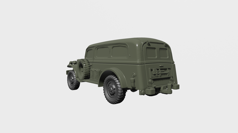 Dodge WC-53 Carryall - US Army - Bolt Action - wargame3d - 28mm Scale