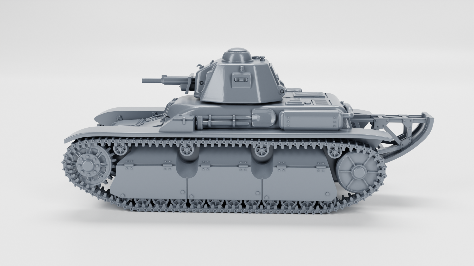 Light Tank Renault R40 - French Army - 28mm Scale -  wargame3d