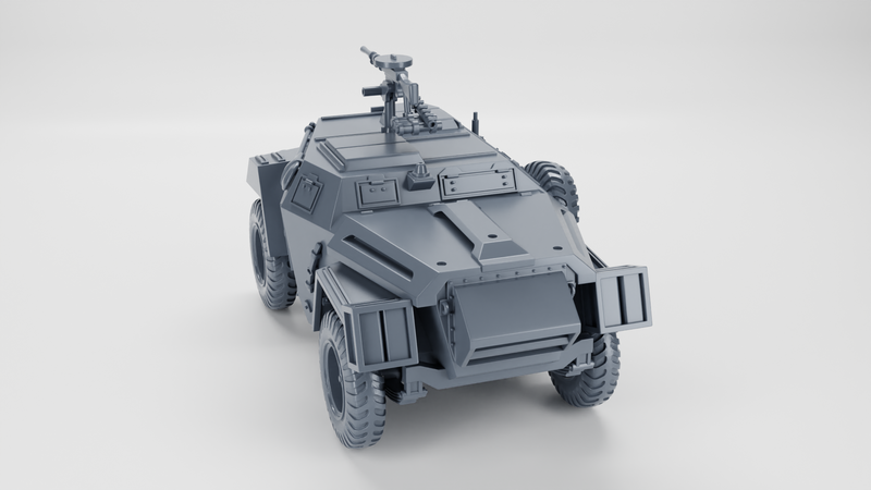 Humber Scout Car Mk.I - UK Army - 28mm Scale - Bolt Action - wargame3d