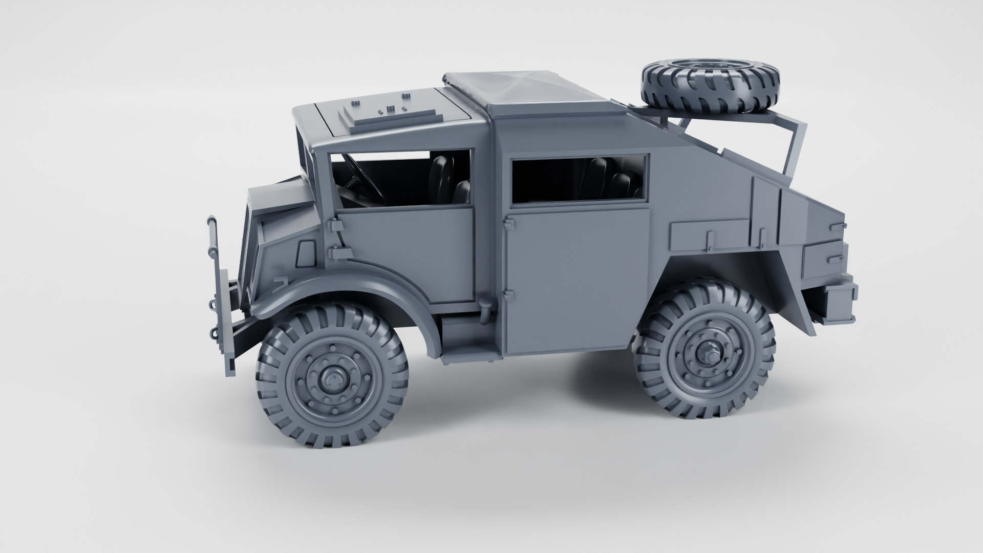 CMT Chevrolet CGT Field Artillery Tractor - Canadian Fighting Vehicles - 28mm Scale -  wargame3d