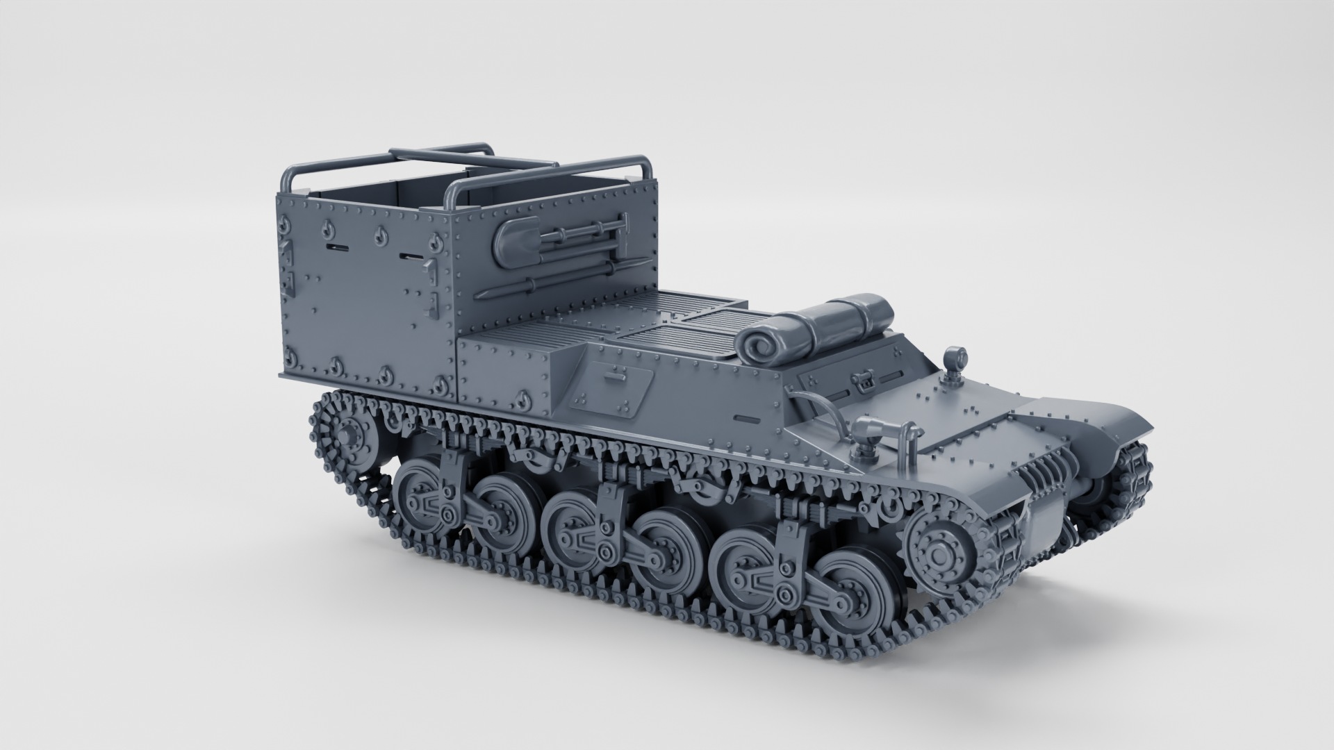 Beobachtungspanzer auf Lorraine Schlepper(f) - WWII - German Army -  wargame3d - 28mm Scale