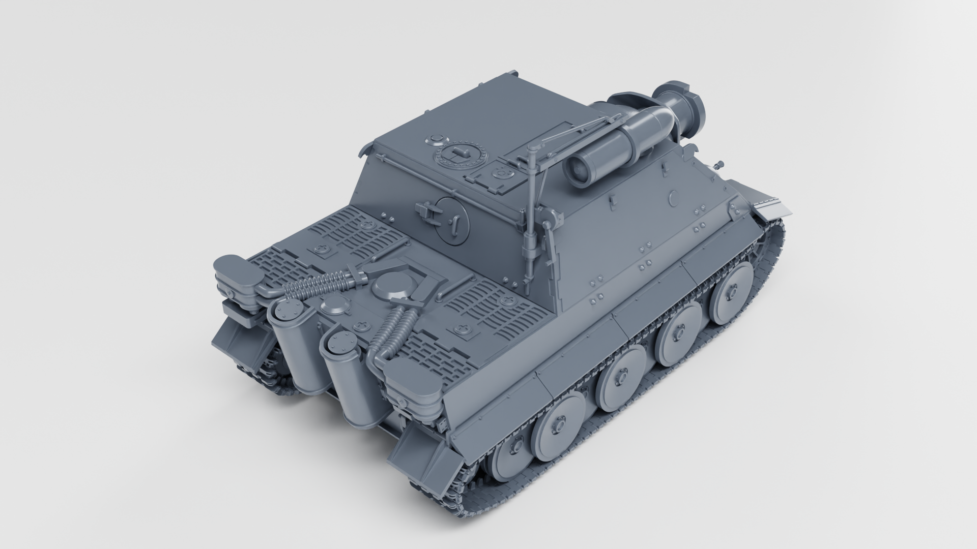 Sturmtiger - 38 cm RW61 auf Sturmmörser Tiger - German Sturmpanzer - WWII - German Army -  wargame3d - 28mm Scale