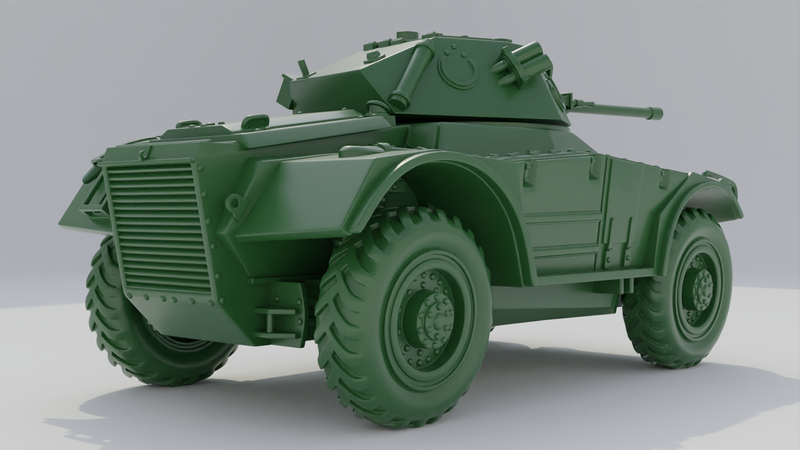 Coventry Armoured Car - UK Army - 28mm Scale - Bolt Action - wargame3d